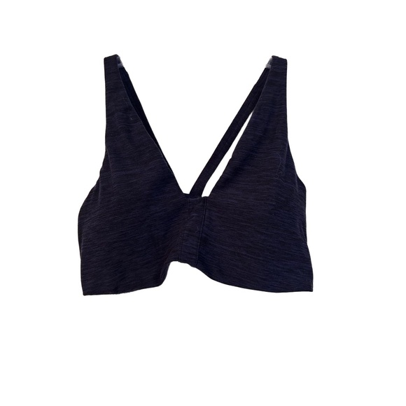 VICTORIA'S SECRET Womens M/80B Dark Blue Caged Bralette Activewear Top - Picture 1 of 5